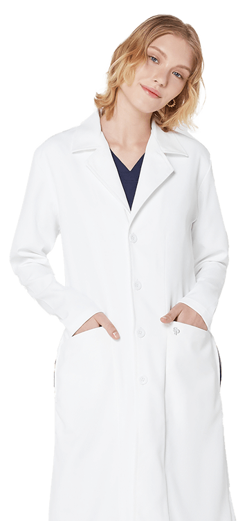 Pacs medical scrubs white coat