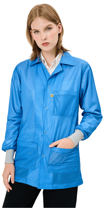 Pacs products medical garment hard disk esd knit jacket